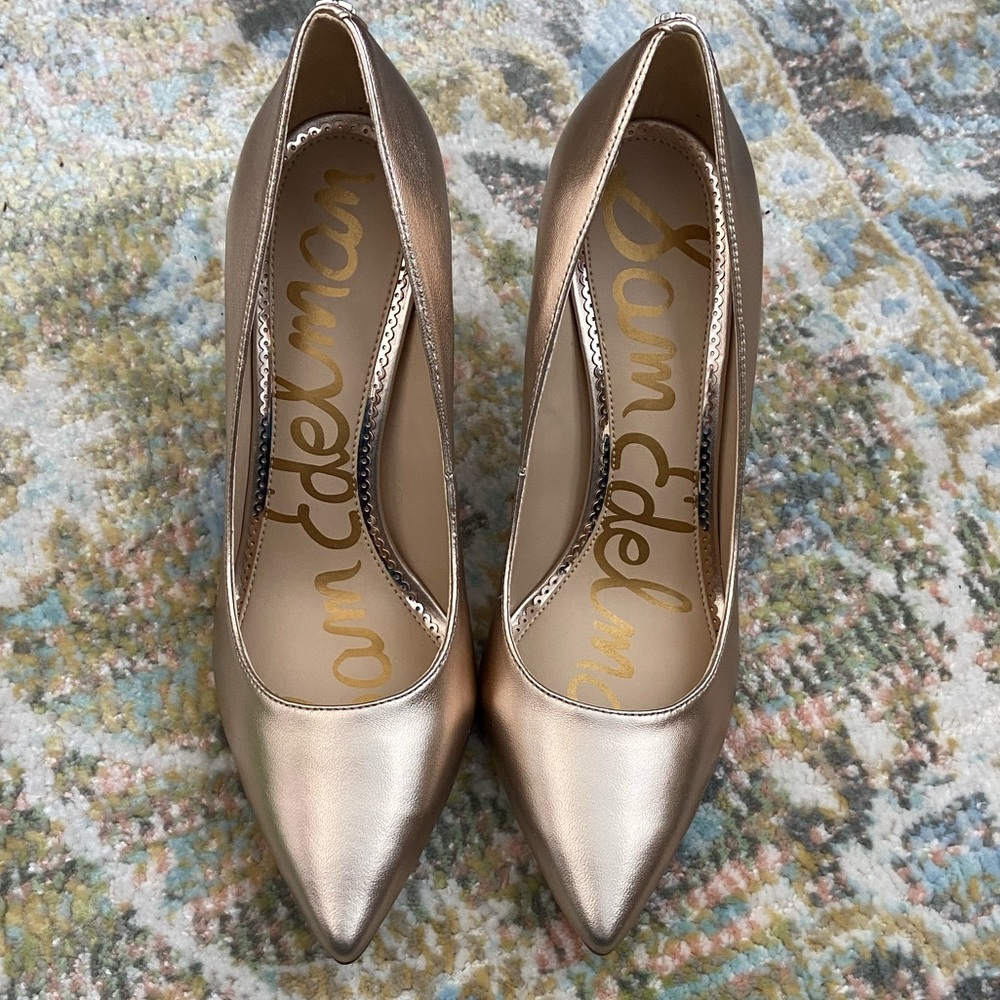 Sam Edelman Hazel Pump, Champagne, 7